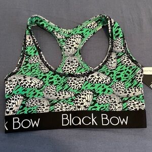 Felina Women's Green Floral Sports Bra